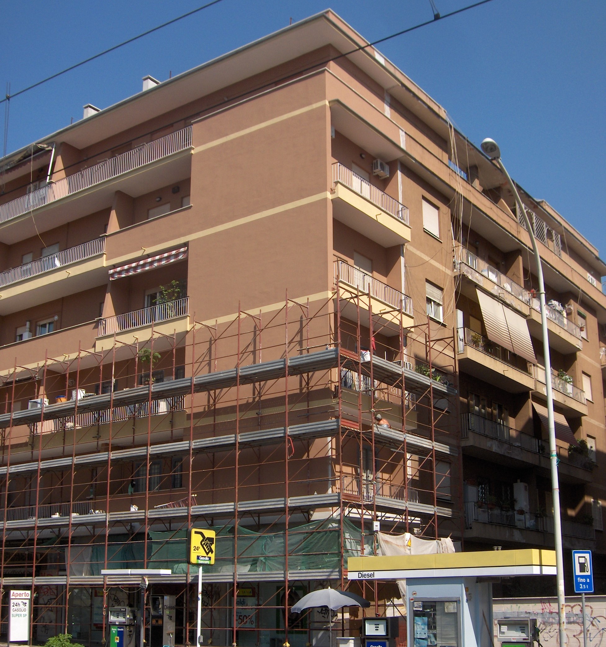 ristrutturazione condominio Collatino, Roma